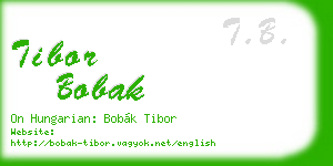 tibor bobak business card